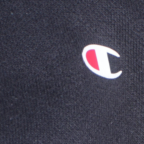 Champion Men's Black Medium Jogger Trousers with Logo Tape