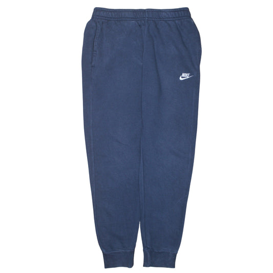 Nike Men's Blue Jogger Sweatpants Small Fleece Activewear Trousers