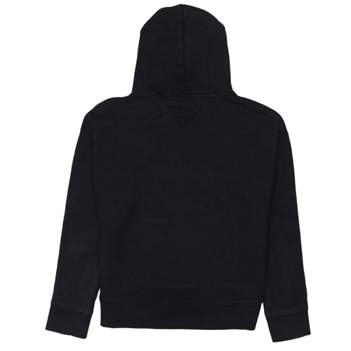 Tommy Jeans Women's Black Cotton Pullover Hoodie Size M