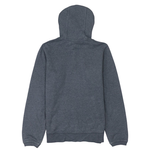 Nike Men’s Grey Pullover Hoodie Size S Logo Fleece Sweatshirt