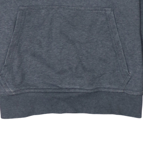 Nike Men’s Grey Pullover Hoodie Size S Logo Fleece Sweatshirt