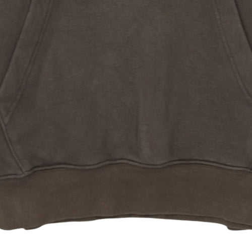 Nike Men's Brown Pullover Hoodie Size S Regular Fit Fleece