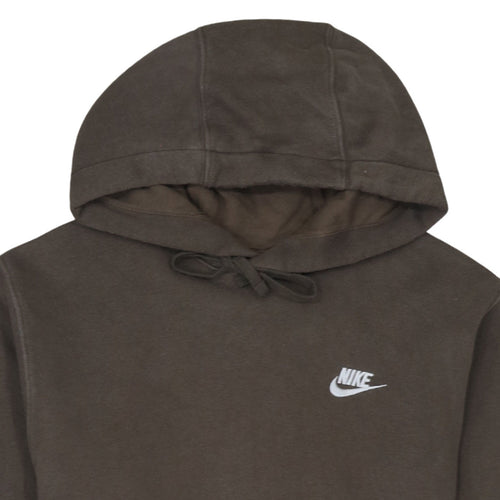 Nike Men's Brown Pullover Hoodie Size S Regular Fit Fleece
