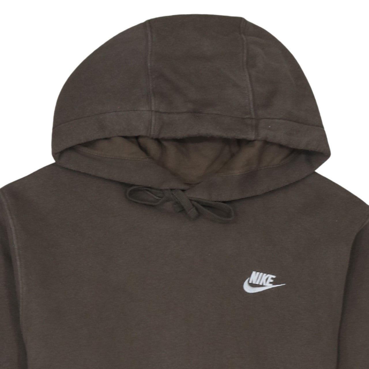 Nike Men's Brown Pullover Hoodie Size S Regular Fit Fleece