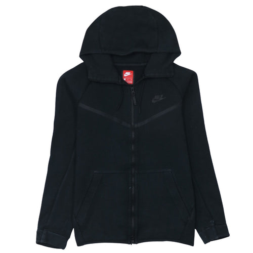 Nike Men's Black Small Full Zip Fleece Hoodie