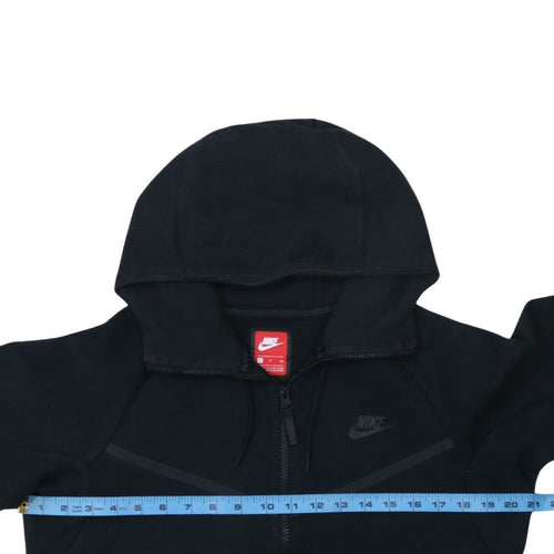 Nike Men's Black Small Full Zip Fleece Hoodie