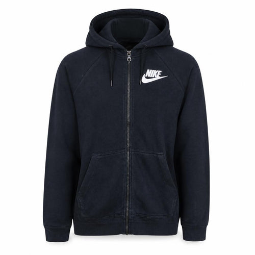 Nike Men's Black Small Full Zip Hoodie Sweatshirt with Logo