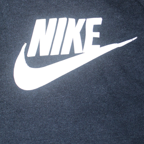 Nike Men's Black Small Full Zip Hoodie Sweatshirt with Logo
