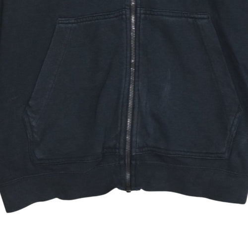 Nike Men's Black Small Full Zip Hoodie Sweatshirt with Logo