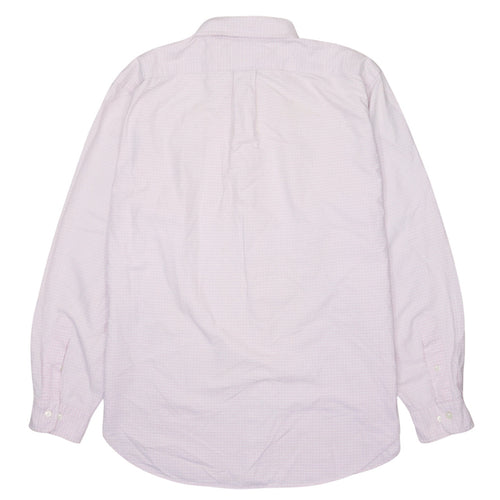 Ralph Lauren Men's Pink Check Classic Fit Cotton Button-Down Shirt Size 16