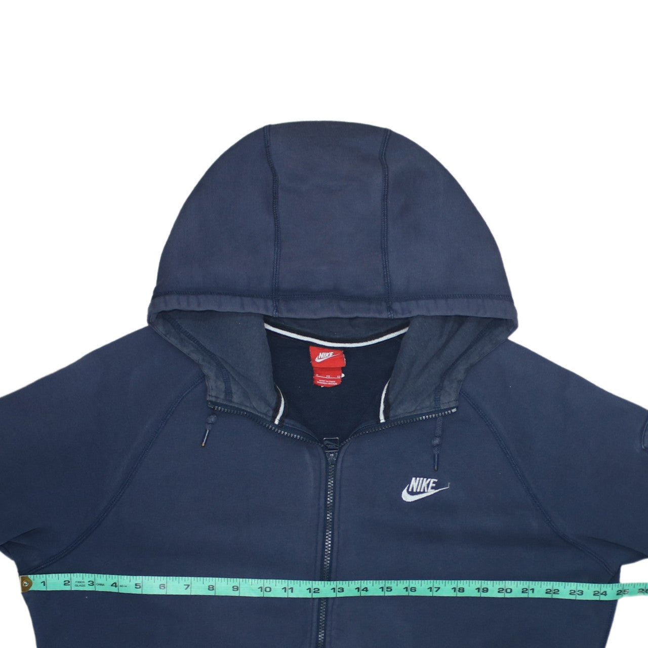 Nike Men's Blue XL Full Zip Hoodie with Pockets