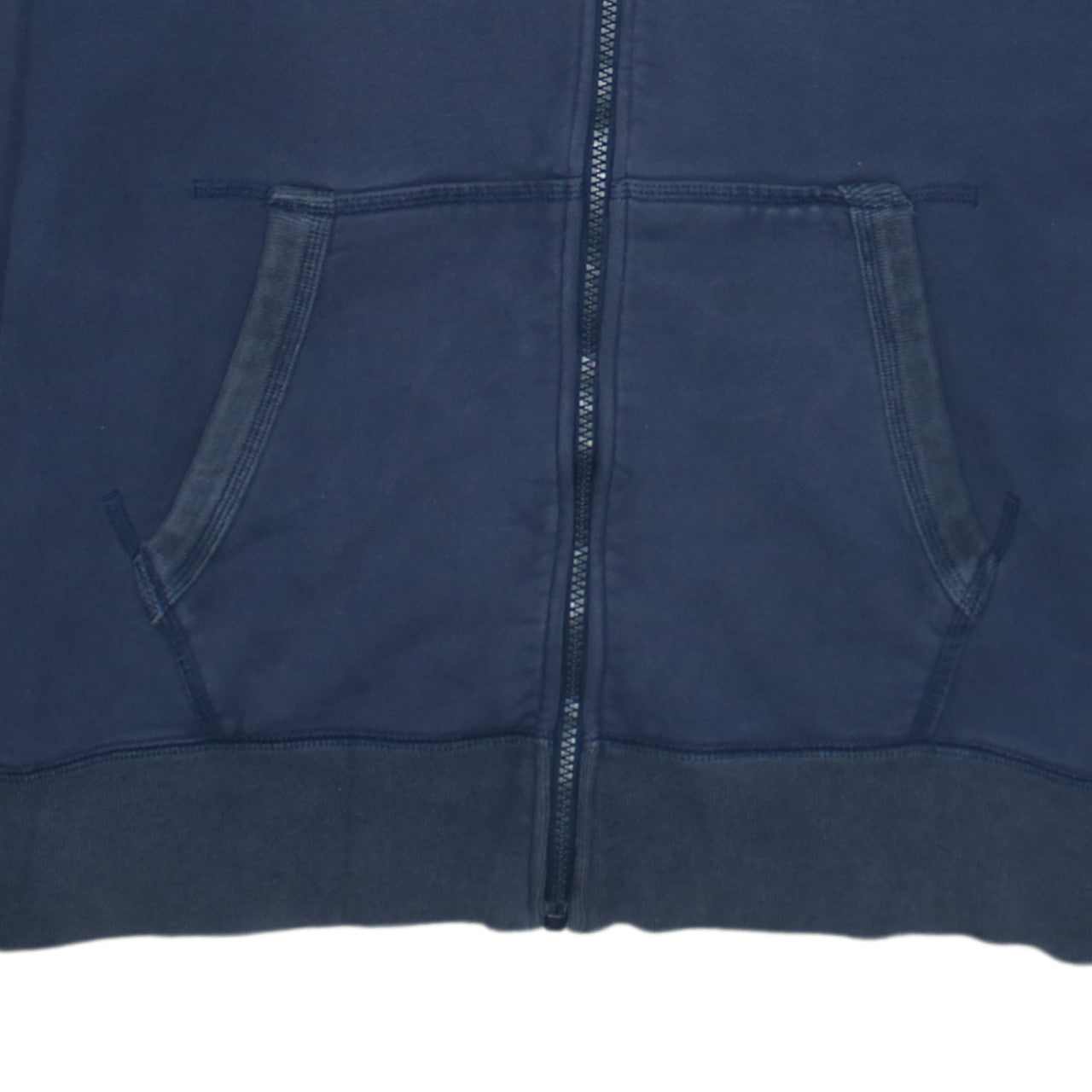 Nike Men's Blue XL Full Zip Hoodie with Pockets