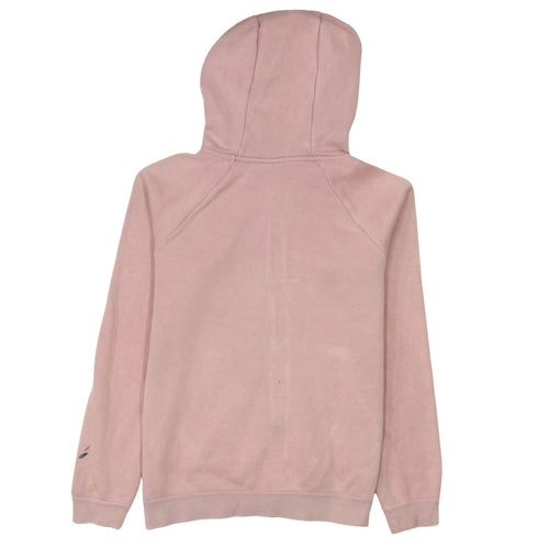 Nike Womens Pink Full Zip Hoodie Small Cotton Blend Sweatshirt