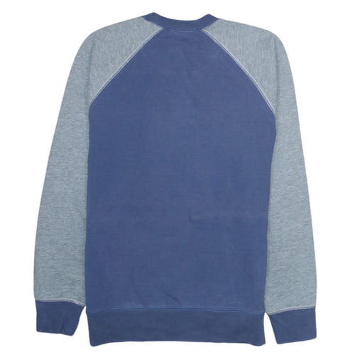 Carhartt Men's Blue Logo Crew Neck Sweatshirt Size S
