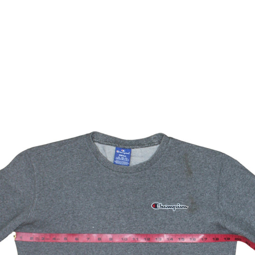 Champion Men's Grey Small Regular Fit Pullover Sweatshirt