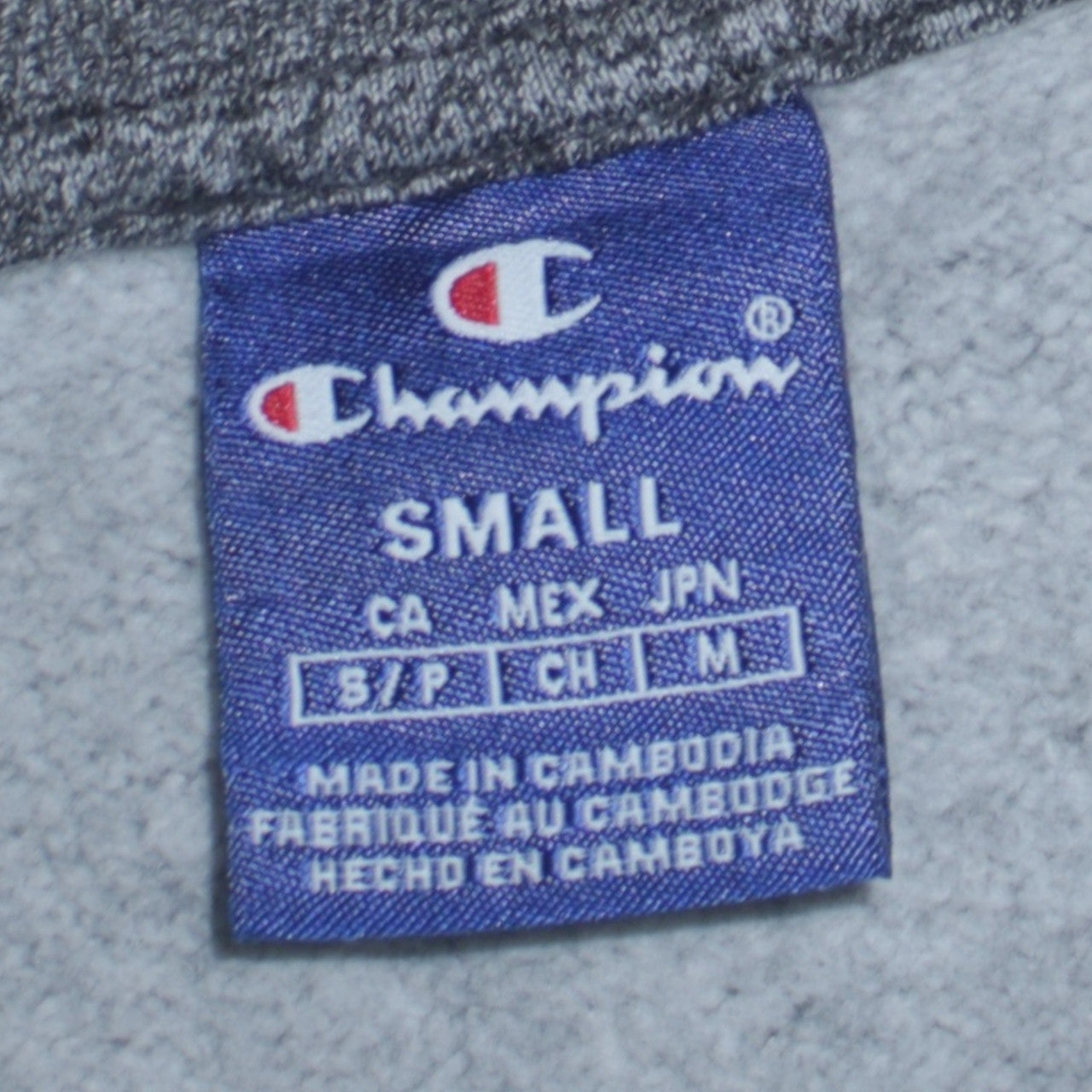 Champion Men's Grey Small Regular Fit Pullover Sweatshirt