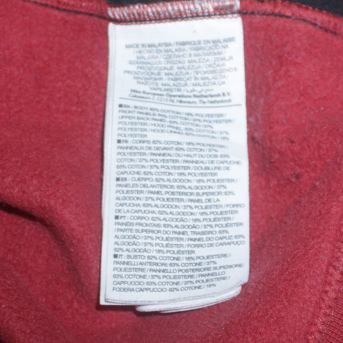 Nike Men’s Black Red Air Full Zip Hoodie Size S Sportswear