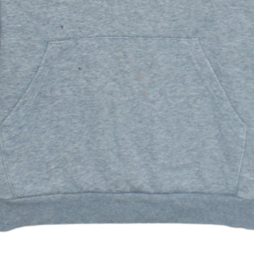 Puma Boys Grey Pullover Hoodie 13-14 Years Fleece Logo Sweatshirt
