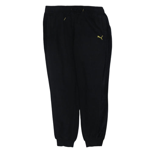 Puma Women's Black Jogger Fleece Sweatpants L Large