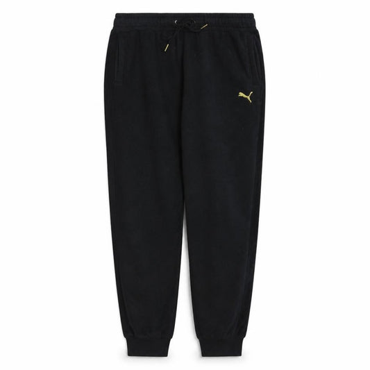 Front view of Puma Women's Black Jogger Fleece Sweatpants L Large