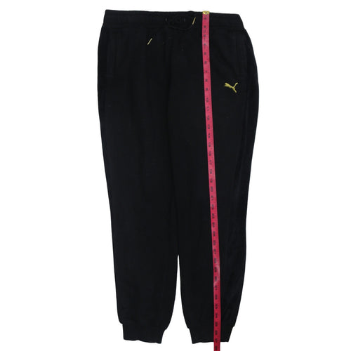 Puma Women's Black Jogger Fleece Sweatpants L Large