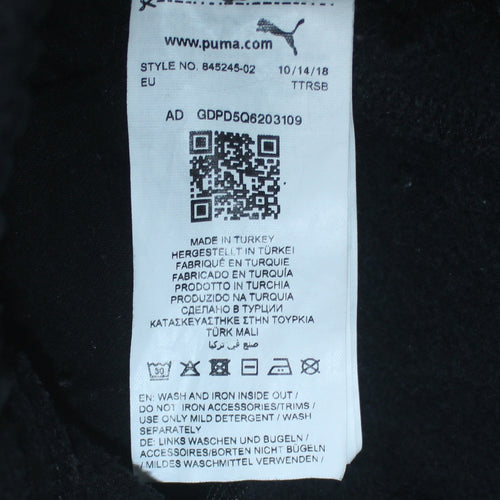 Puma Women's Black Jogger Fleece Sweatpants L Large
