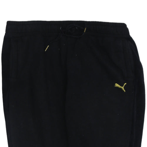 Puma Women's Black Jogger Fleece Sweatpants L Large