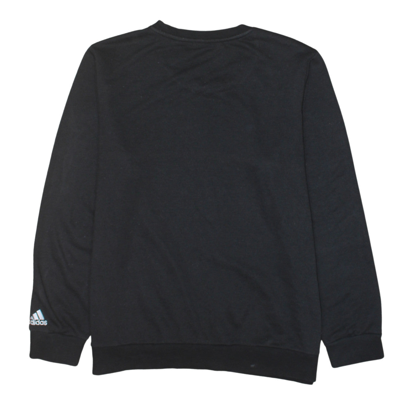 Adidas Womens Black XL Sweatshirt Crew Neck Logo Pullover