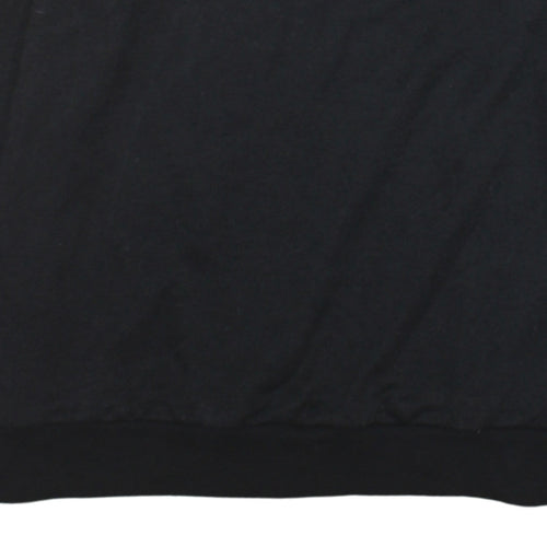 Adidas Womens Black XL Sweatshirt Crew Neck Logo Pullover