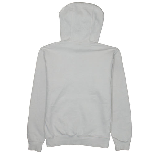 Nike Women's Beige XS Pullover Hoodie 80% Cotton Logo Print