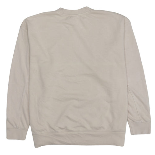 Adidas Women Beige Crew Neck Pullover Sweatshirt UK 8