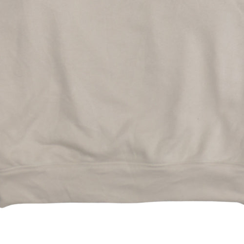 Adidas Women Beige Crew Neck Pullover Sweatshirt UK 8