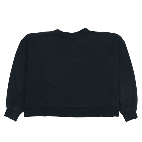 Nike Womens Black XL Pullover Sweatshirt with Logo Crew Neck