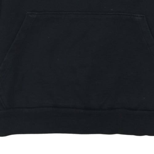 Puma Women Black Pullover Hoodie UK 10 Logo Sportswear