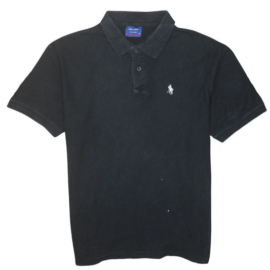 West Polo Men's Black 2XL Cotton Short Sleeve Classic Polo Shirt