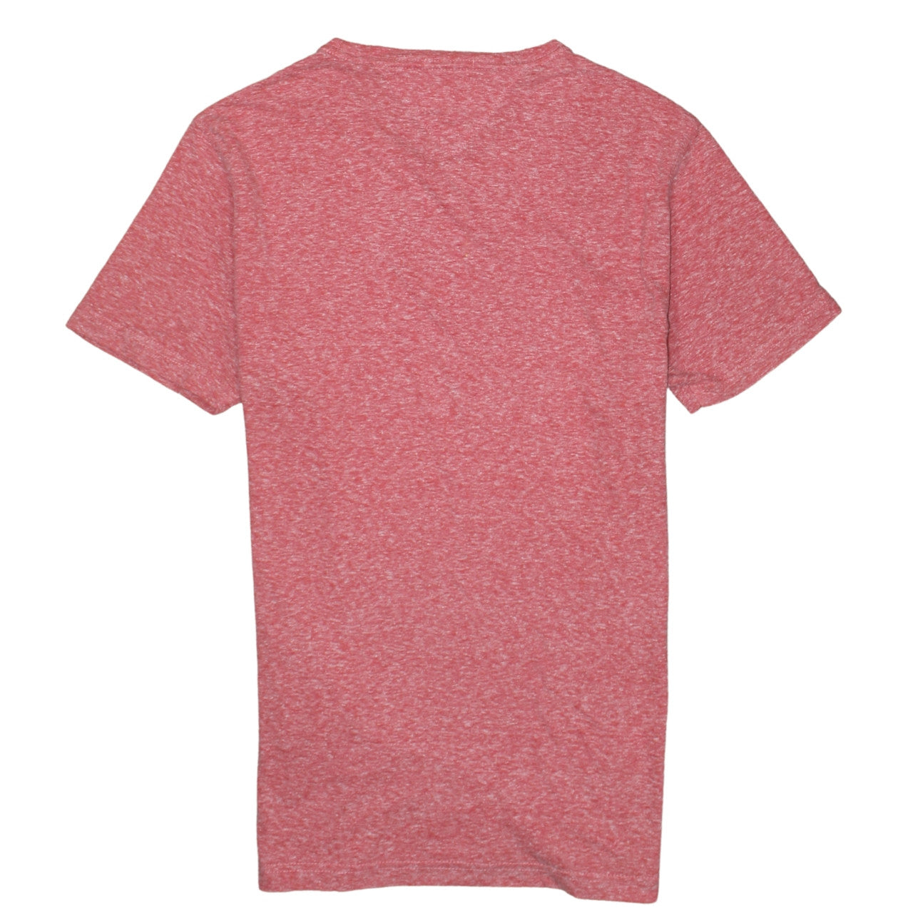 Tommy Hilfiger Denim Men's Red Crew Neck Cotton Blend T-Shirt M