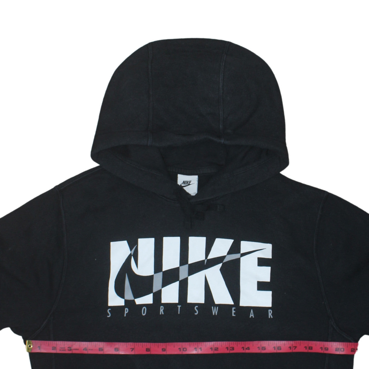 Nike Mens Black Pullover Hoodie Small Sportswear Graphic Print