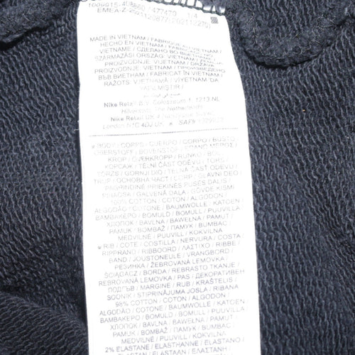 Jordan Men’s Black Pullover Hoodie Medium Embroidered Logo