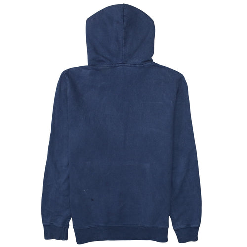 The North Face Men's Blue Pullover Hoodie L Graphic Logo Outdoor