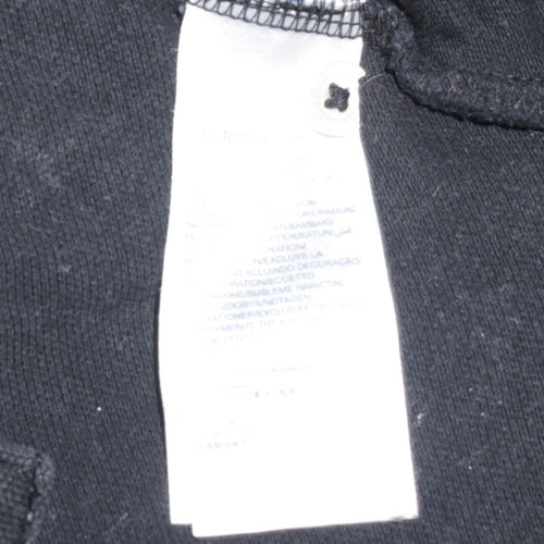 Tommy Hilfiger Men's Black Cotton Polo Shirt Size M