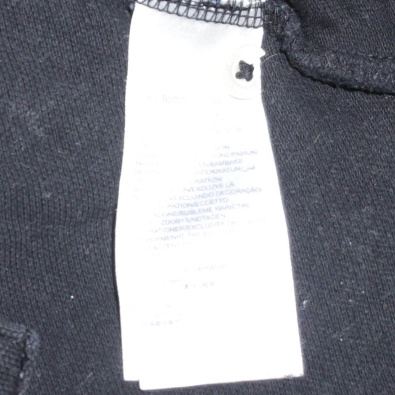 Tommy Hilfiger Men's Black Cotton Polo Shirt Size M