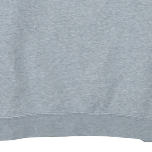 Nike Men's Grey Pullover Sweatshirt M Crew Neck Fleece Regular Fit