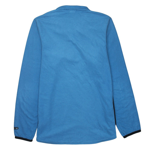 Nike Men's Blue Fleece 1/4 Zip Pullover Sweatshirt L Regular Fit