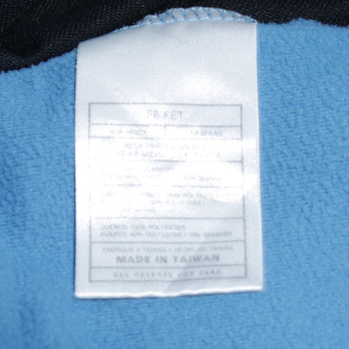 Nike Men's Blue Fleece 1/4 Zip Pullover Sweatshirt L Regular Fit