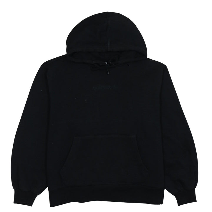 Adidas Women Black Small Pullover Hoodie Cotton Blend Casual