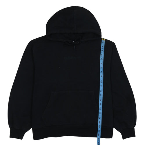 Adidas Women Black Small Pullover Hoodie Cotton Blend Casual