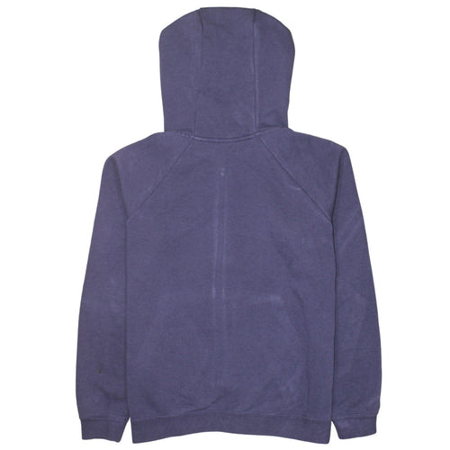 Nike Women Purple Full Zip Hoodie Size M Cotton Blend Casual