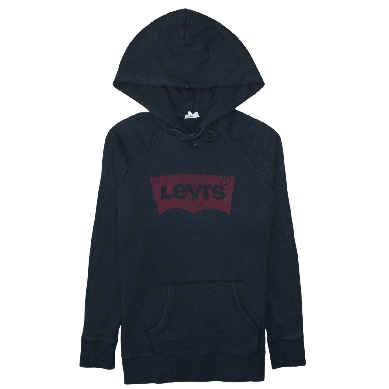 Levi's Men's Black Pullover Hoodie Small Regular Fit Logo Design