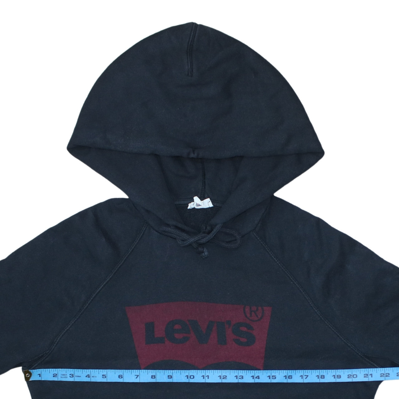Levi's Men's Black Pullover Hoodie Small Regular Fit Logo Design