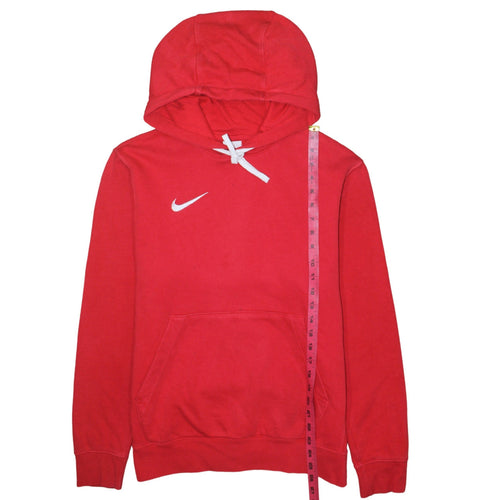 Nike Men's Red Pullover Hoodie Size S Sports Fleece Sweatshirt
